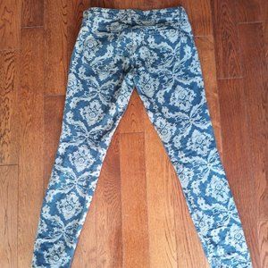 Life in Progress Floral Printed Blue Jeans - Women's US/UK 26